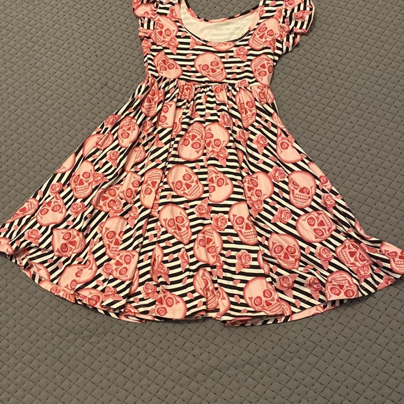 Dot Dot Smile Pink Skull Dress 💀 - Picture 6 of 7